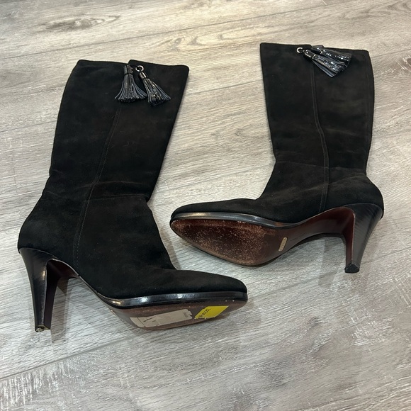 NWT Black Cole Haan Heeled Boots - Picture 7 of 10